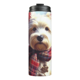 Cute West Highland White Terrier Painting Thermal Tumbler