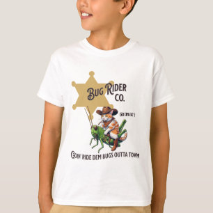 Cute Western Cowboy Cat Tab T-Shirt