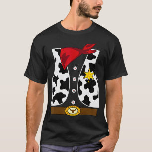 Cute Western Cowboys Sheriff Halloween Costume T-Shirt