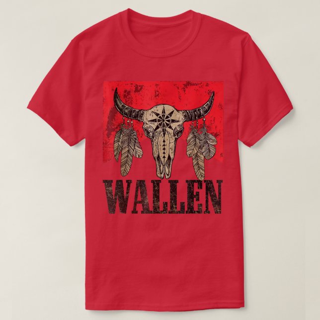 Cute Western Wallen Cowgirl Vintage  T-Shirt (Design Front)