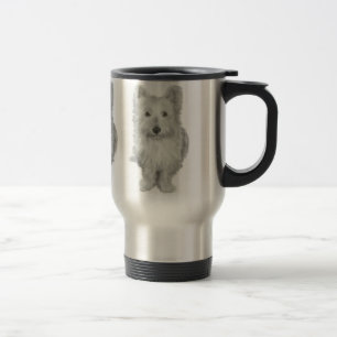 Cute Westie Dog Travel Mug