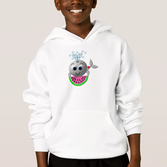 Cute Whale and Watermelon (Front)