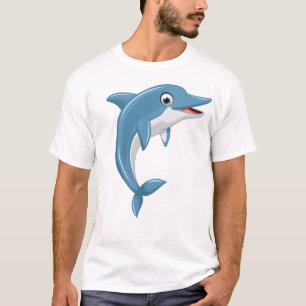Cute Whale Cartoon Artwork  T-Shirt