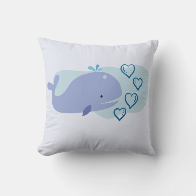 Cute Whale Cushion (Front)