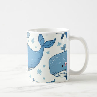 cute whale mug