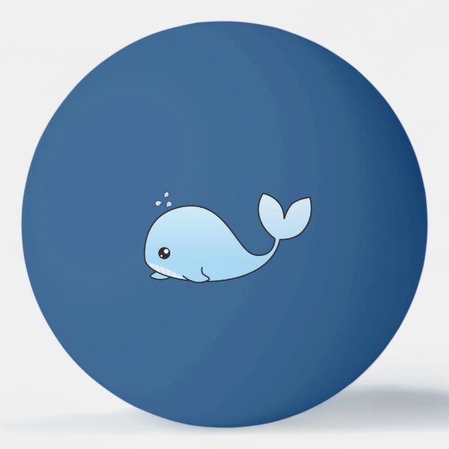 CUTE WHALE PING PONG BALL (Front)