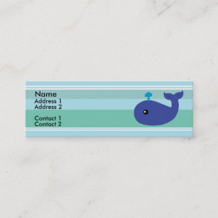 Cute Whale Profile Cards