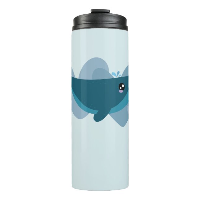 Cute Whale Thermal Tumbler (Front)