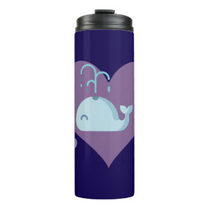 Cute Whale Thermal Tumbler
