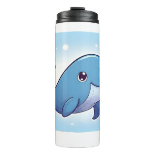 Cute Whale Thermal Tumbler