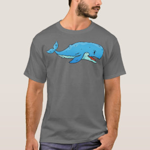 Cute Whale toon T-Shirt