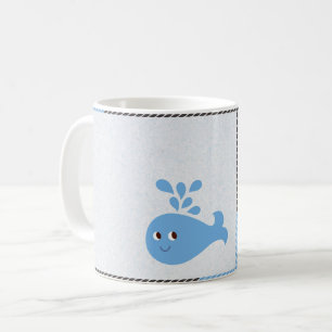 Cute Whale with Spout Coffee Mug