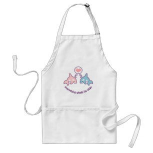 Cute Whales Standard Apron