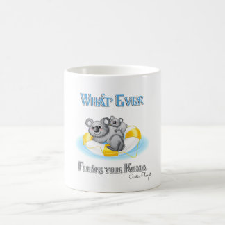 CUTE Whatever Floats your Koala Coffee Mug
