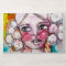 Cute Whimisical Girl Artstic Bold Colourful Modern