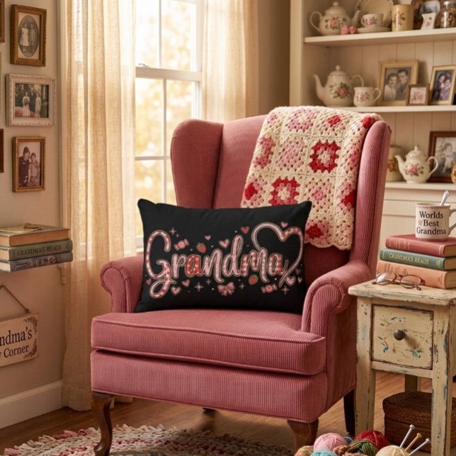 Cute, whimsical and warm Grandma Accent Pillow (Creator Uploaded)
