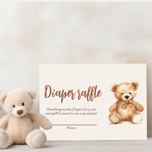 Cute Whimsical Bear Enclosure Card