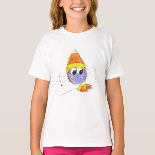 Cute Whimsical Candy Corn Spider T-Shirt