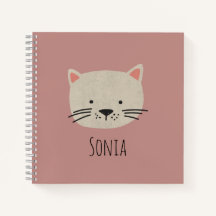 Cute Whimsical Cat Face