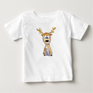 Cute Whimsical Deer Baby T-Shirt