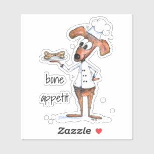Cute Whimsical Dog Chef