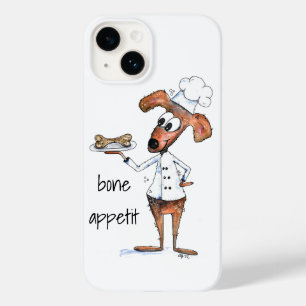 Cute Whimsical Dog Chef Case-Mate iPhone 14 Case