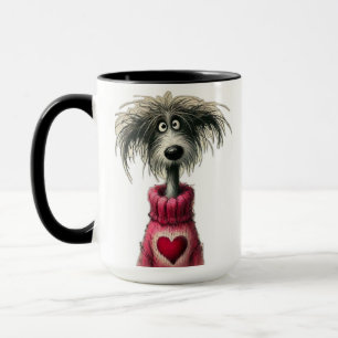 Cute Whimsical dog Mug
