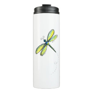 Cute Whimsical Dragonfly Thermal Tumbler