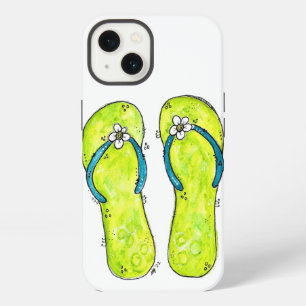 Cute Whimsical Flip Flops iPhone 13 Case