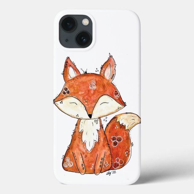Cute Whimsical Fox Case-Mate iPhone Case (Back)