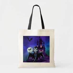 Cute, whimsical Halloween vampire Tote Bag