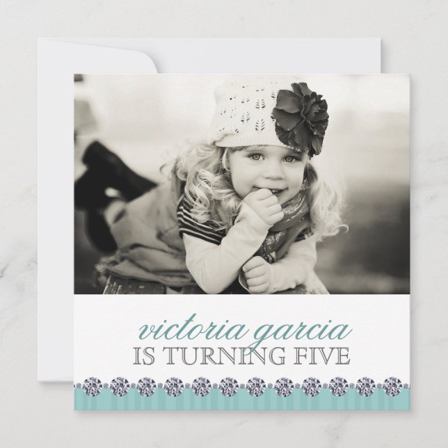 Cute Whimsical Kids Party Invitation (Front)