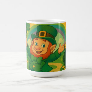 Cute, whimsical leprechaun Saint Patrick's Day   Coffee Mug