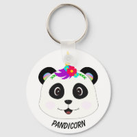 Cute Whimsical Panda Unicorn Pandicorn