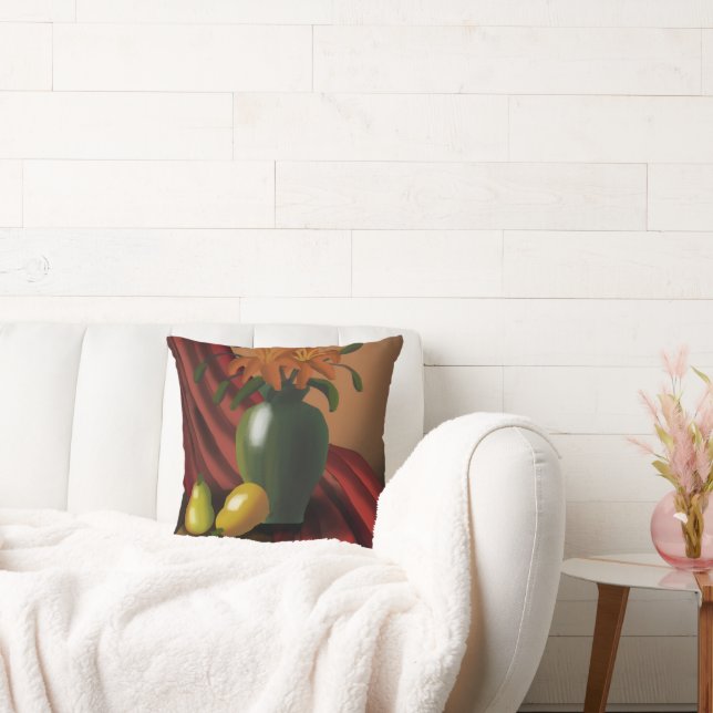 Cute Whimsical Pillow | Artistic Decorative Cushio (Couch)