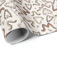 Cute & Whimsical Pink Heart Worm-ing Wishes Baby