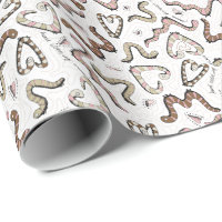 Cute & Whimsical Pink Heart Worm-ing Wishes Baby