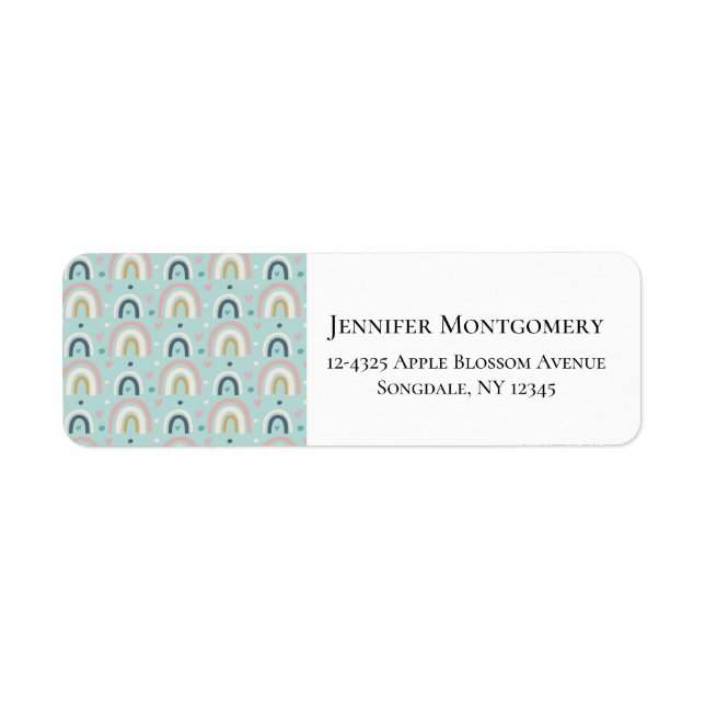 Cute Whimsical Rainbow Pattern (Front)