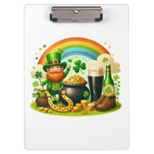 Cute, whimsical Saint Patrick's Day Clipboard