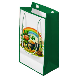 Cute, whimsical Saint Patrick's Day Small Gift Bag