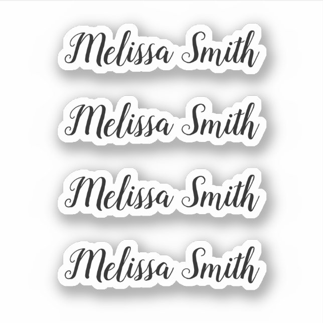 Cute whimsical script personalised name (Front)