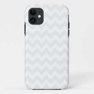 Cute White and Grey Chevron Pattern iPhone 5 Case