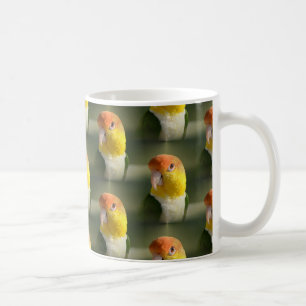 Cute White Bellied Caique Parrot Coffee Mug
