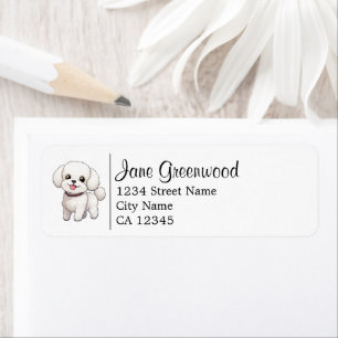 Cute White Bichon Frise Dog Name And Address