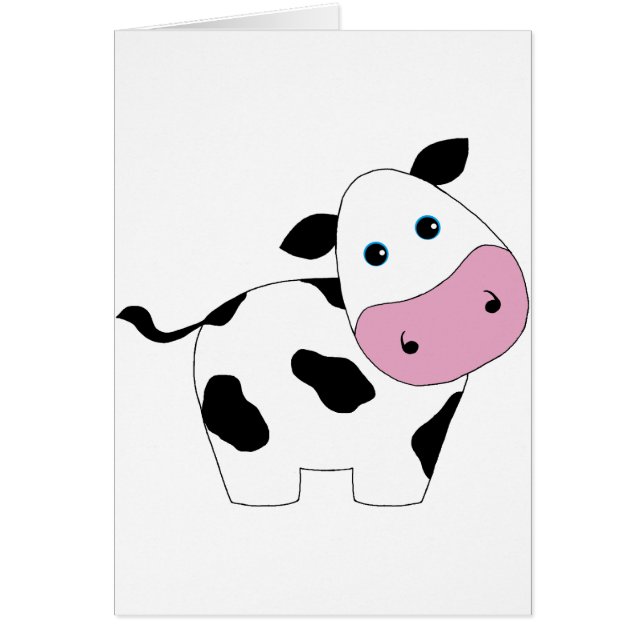 Cute White Cow (Front)