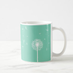 Cute White Dandelions Coffee Mug