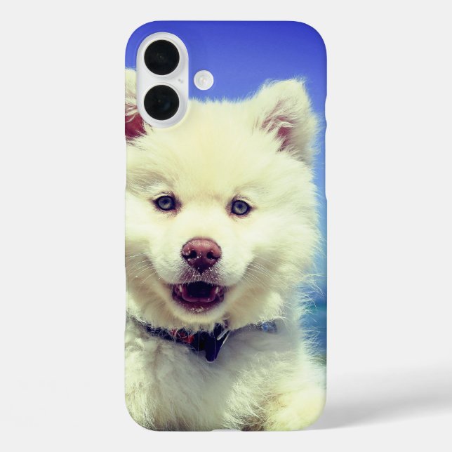 Cute White Dog Phone Case (Back)