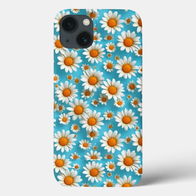 Cute White flowers Case-Mate iPhone Case (Back)