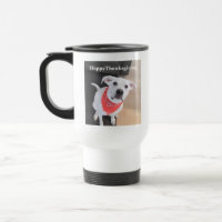 Cute White Labrador Mix Puppy Dog Thanksgiving Tra