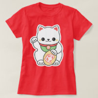 Cute White Maneki Neko